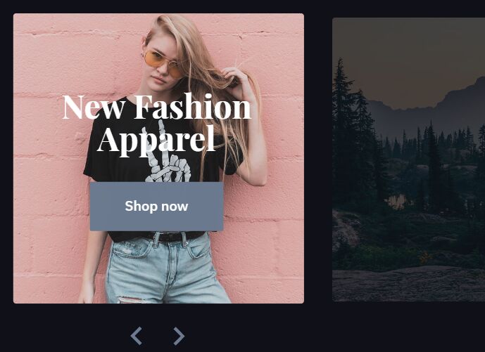 React Slider with Parallax Hover Effects